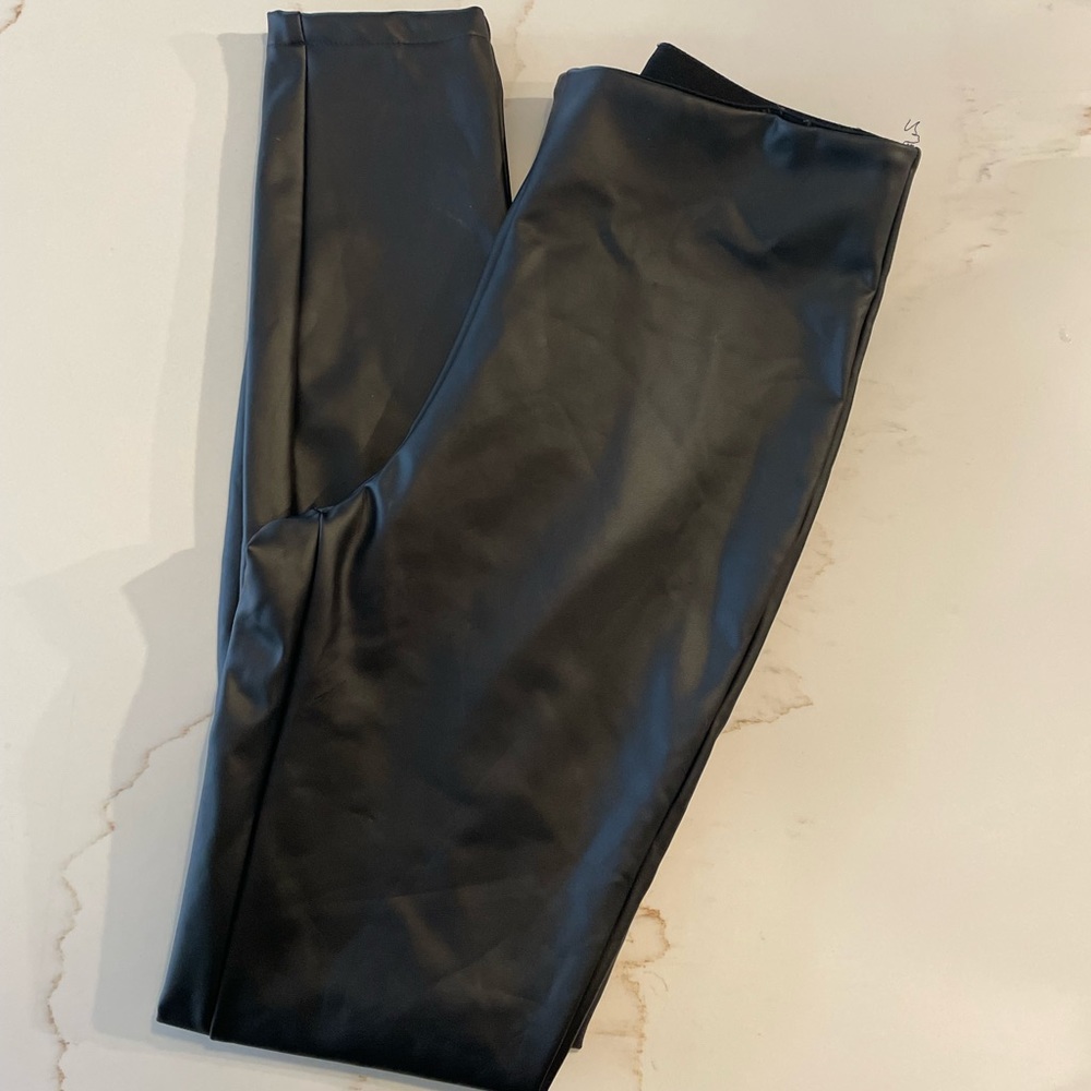 Faux Leather leggings NWOT